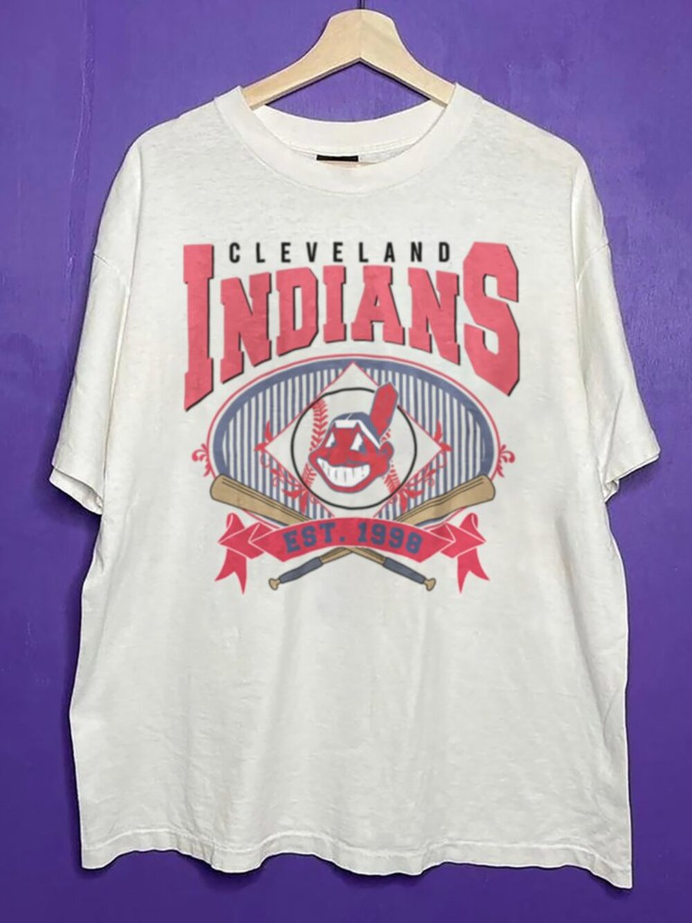 Vintage Cleveland Indians Baseball Style Shirt, Retro MLB Shirt For Men Women